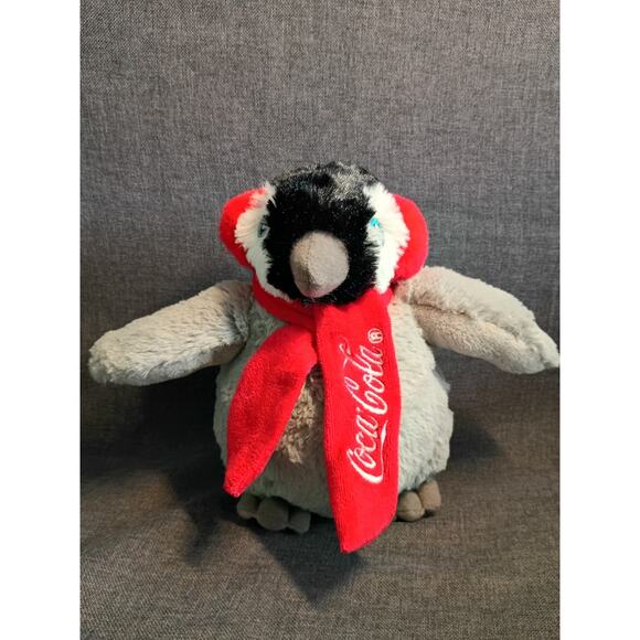 Coca Cola Soda Penguin Plush Stuffed Animal 7" - Picture 1 of 6